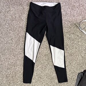 Marika Black and White Leggings